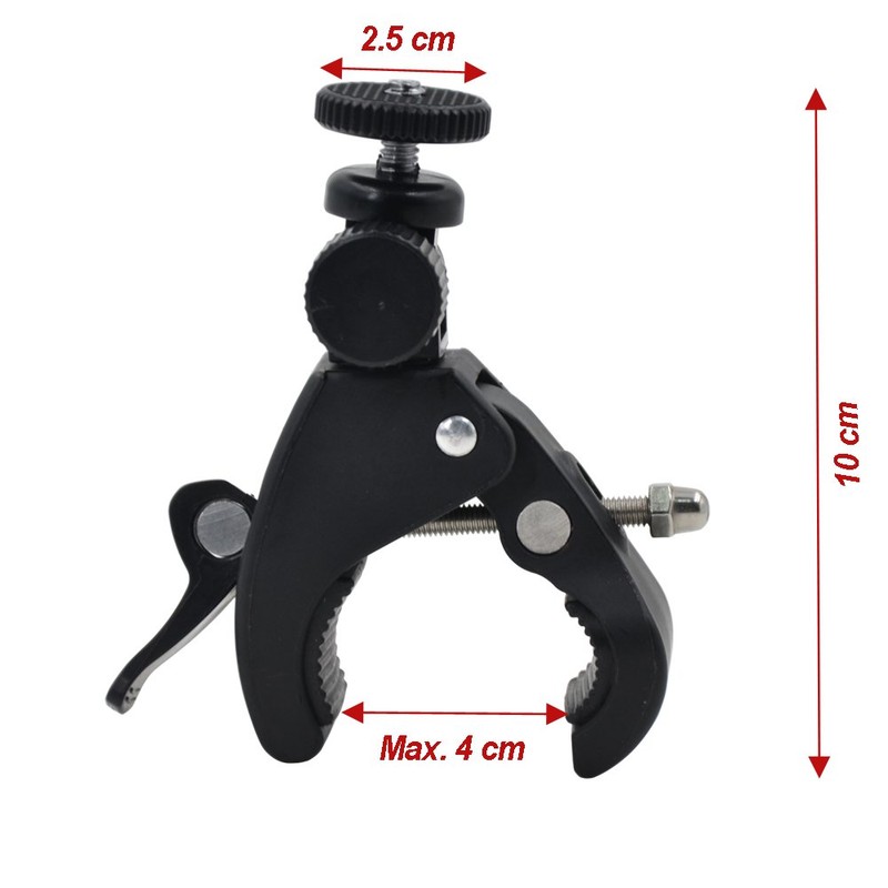 HYCKee MF17 Universial Quick Release Pipe Clamp Mounts with 1/4