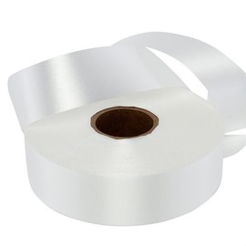 White Polyethylene Ribbon Wholesale 1 7/16" X 100 Yards