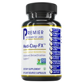 Premier Research Labs Premier Research Labs Medi-Clay-FX: Bentonite Clay Capsules for Detoxification | Food Grade Smectite Supplement | Absorb Toxins, Supports Cellular Health and Mold Detox - 60 Capsules