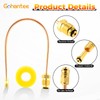 Gohantee Propane Regulator Copper Pigtail POL x 1/4' Inverted Male