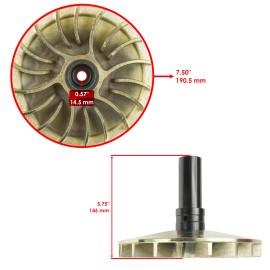 Can-Am Primary Drive Clutch Inner Half fits Can-Am Renegade 570 4X4 2016 2017 2018-2020