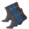 6 Pair Mens Cotton Quarter Socks, without elastic cuff, seamless