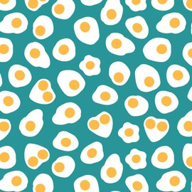 GRAPHICS & MORE Sunny Side Eggs Pattern Gift Wrap Wrapping Paper Rolls