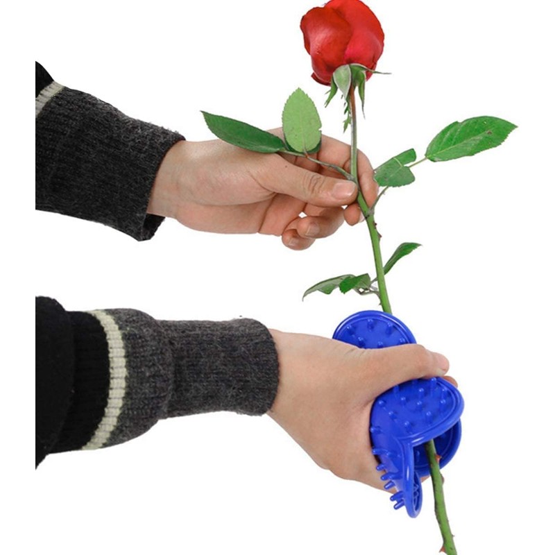 QIUKUI 4 pcs Rose Stripper Garden Hand Tool Thorn Remover