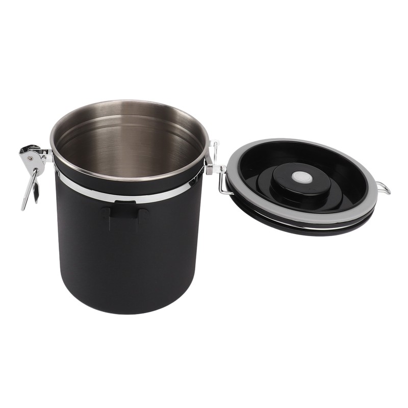1.5L Coffee Canister Coffee Container with Scoop Date Tracker Stainless
