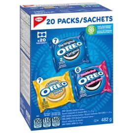 Mondelez Canada Inc Christie Oreo Cookies Variety Pack, 482g/16.9 oz