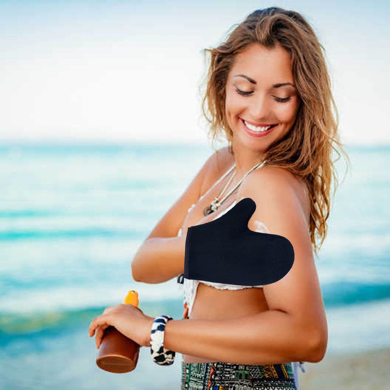 Paquete de 2 cepillos autobronceadores (negro)