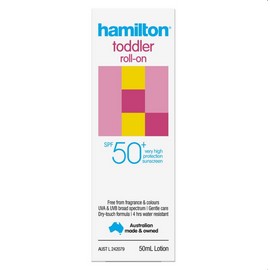 Hamilton Sun SPF 50+ Toddler Roll On 50mL