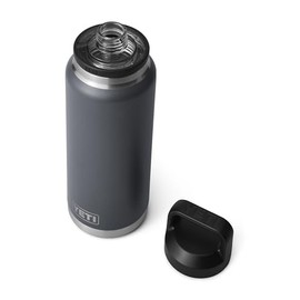 YETI Rambler Bottle Chug, Vacuum Insulated Stainless Steel Bottle with Leakproof Chug Cap, Charcoal, 36 oz (1065 ml)
