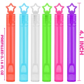 200 Pcs 20 Colors Mini Star Bubble Wand Bulk in Gift Box, Neon Bubbles Party Favors For Kids, Classroom Giveaways, Goody Bags Stuffer, Carnival Prizes Toy, Birthday Treats, Party Supplies for Toddlers
