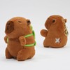 Clearstone Capybara Plush Keychain Chabimaru Turtle with Music, 7.3 inches