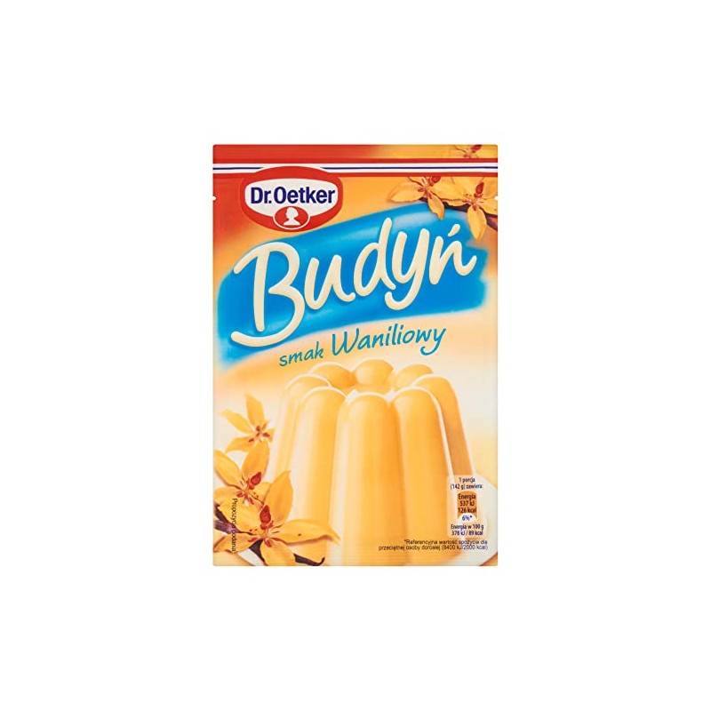 Dr. Oetker Budyn Waniliowy Vanilla Pudding 40g Packet (5-Pack)