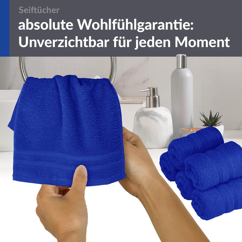 Lashuma Terry Cloth Wash Cloth Set 30 x 30 cm