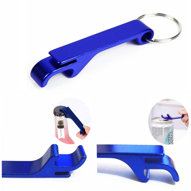 3 Pcs Bottle Opener Keychain, Bottle Opener Keyring, Mini Bottle