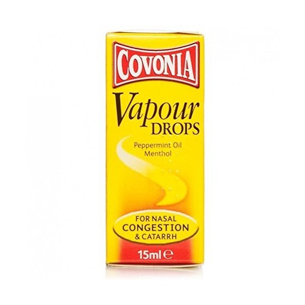 THREE PACKS of Covonia Vapour Drops 15ml