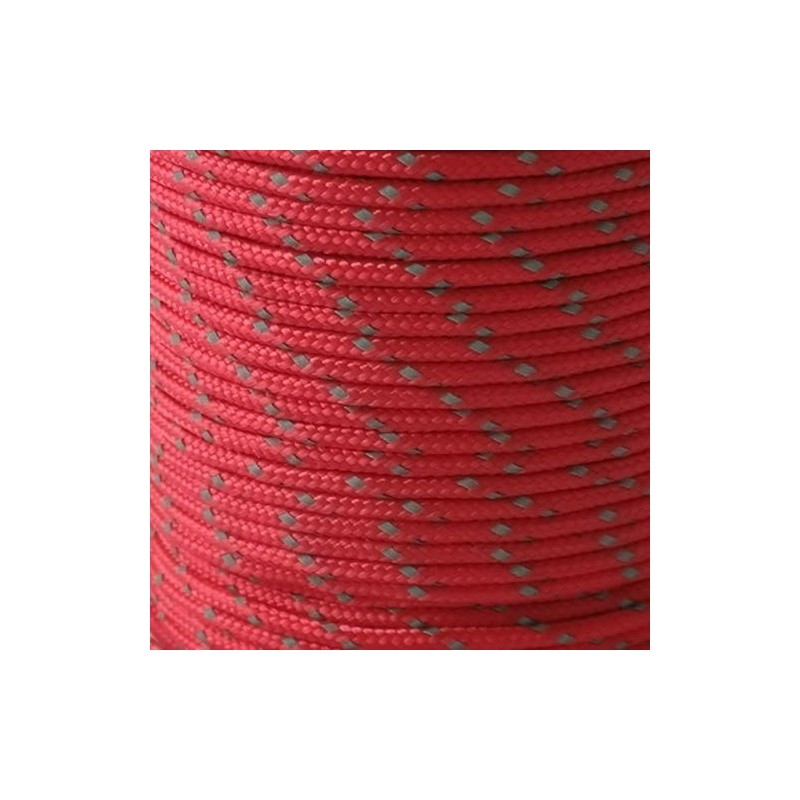 2mm Paracord Reflective Micro Cord Strong Bushcraft Lanyard Camping Hiking