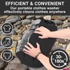 Wash Bag Camping & Retractable Washing Line - Durable Wash