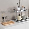 LEILINLIFE Home Jewelry Organizer Table Organizer Hanging Jewelry Watch Table