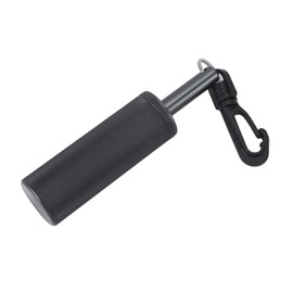 Signal Bell, Diving Rod, Noise Maker, Clear Sound, Underwater Shaker Bell Made of Aluminium Alloy with Clip (BLACK)
