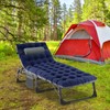 LILYPELLE Portable Folding Camping Cot, Adjustable 5-Position Adults Reclining Folding