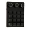 Mini Keyboard, 16 Keys, 3 Knobs Macro Programmable Custom Keyboard