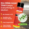 DryLube Dry Lubricant Spray, PTFE Infused, Industrial-Strength, Non-Oily, Fast-Drying, Silicone-Free,