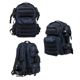 NcSTAR VISM Heavy Duty PALS Utility Camping Hiking 2 DAY Tactical Backpack Blue