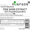 Nutrics® French Maritime Pine BARK Extract 50g Powder standardised 95%