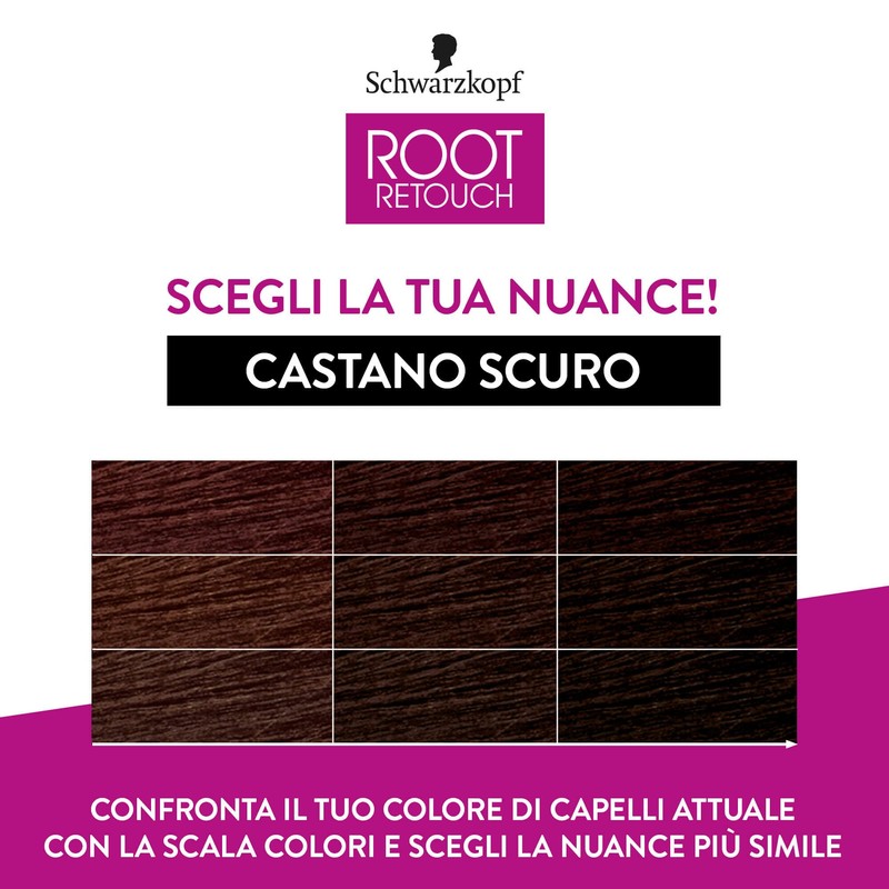 Ritocco Ricrescita Permanente Haarfarbe, dunkles Kastanienbraun