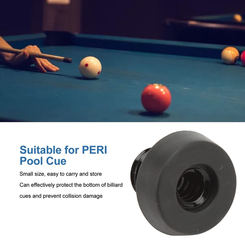 SPYMINNPOO Billiard Cue Bottom Cover, Pool Cue Bumper Protector Extension
