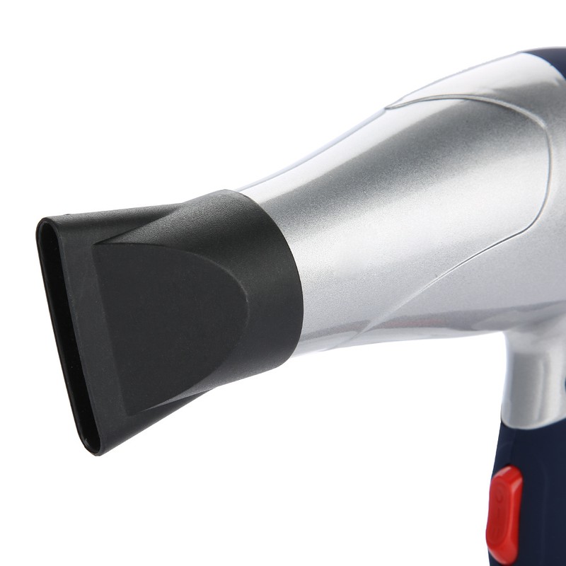 Lightweight Foldable Mini Hair Dryer Portable Adjustable Blow Dryer Silver