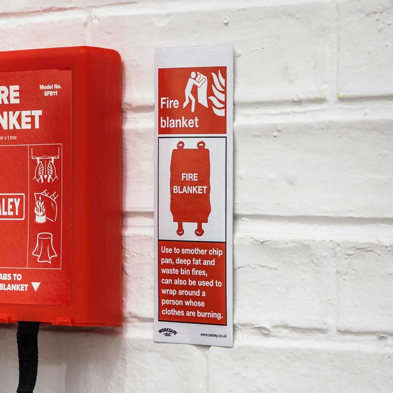 Safe Conditions Safety Sign - Fire Blanket - Rigid Plastic