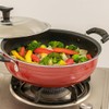 SHRIYA Nonstick 2 Liter Kadai with Stainless Steel Lid Deep