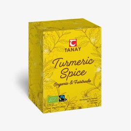 Tanay Organic Tea Bags, 20 Count (TURMERIC SPICE)