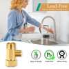 Brass Water Line Adapter Splitter for Refrigerator, Ice Maker Fridge