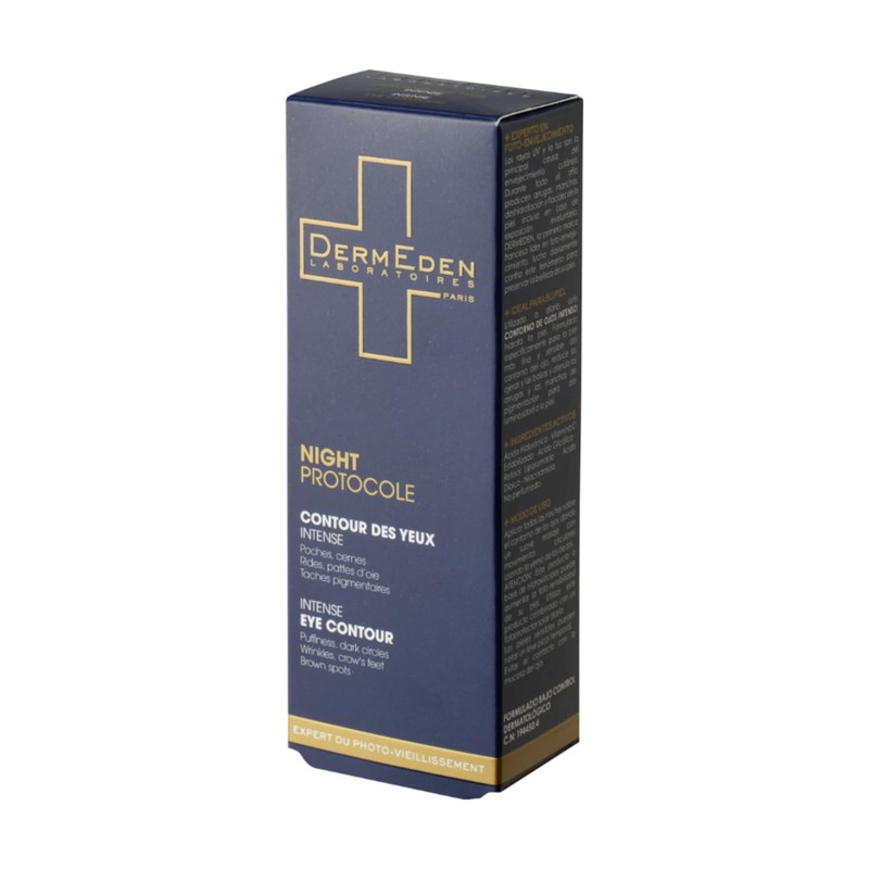 DERMEDEN NIGHT PROTOCOLE INTENSE ANTI-AGEING EYE CONTOUR CREAM 15ML …