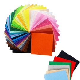 40pcs Fabrics DIY Craftwork Sewing Patchwork,Polyester Felt Fabric Craft Sets Assorted Colour Felt Cloth,Felt Crafts Assorted Colour Polyester Felt Sheet,Felt Fabric Sheets for Sewing Crafting Kids