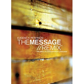 The Message//REMIX (Softcover, Wood): The Bible in Contemporary Language