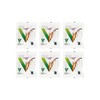 Hario 02 100-Count Coffee White Paper Filters 6-Pack Set (Total