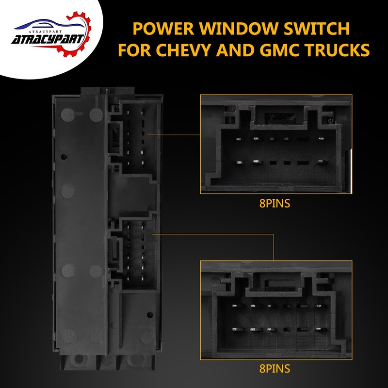 Window Switch Driver Side Master Power Switch | Compatible with