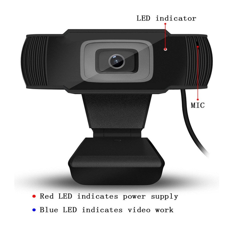 YEQIU USB 2.0 Pc Webcam with Microphone Built-In, Full HD