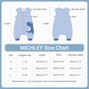 MICHLEY Baby Sleeveless Sleeping Bag with Feet, Unisex Toddler Sleeping