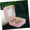 TOVINANNA Travel Jewelry Organizer Case with Zipper Closure Multiple Compartments