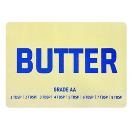 Butter Rug-Cute Funky Non-Slip Anti-Fatigue Kitchen Mat, Yellow Bathroom Rug for House Sink Office Standing Desk, 17.3"x28" Comfort Floor Mat,Multiple Uses Kitchen, Laundry, Bathroom
