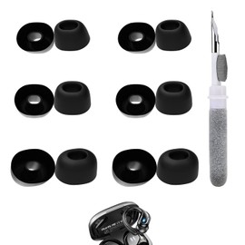 Vykyntow 6 Pairs Replacement Silicone Ear Buds Tips Compatible with Ltinist, Rolosar, Nothing Ear (a)/Ear, OYIB, Sephia, CMF Buds Pro 2/Buds/Buds Pro, Fits in Case, with 3-in-1 Cleaner Kit, S/M/L