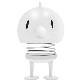 Hoptimist Speaker, Bluetooth Speaker Design, Wireless, Music Box Children & Adults, 10 x 10 x 15 cm, Large, Soft White