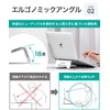 LOE Ergonomic Laptop Stand for 11-15 Inch Aluminum (Silver)