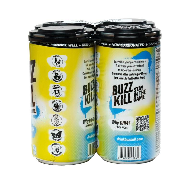 BuzzKill Post Celebration Recovery Drink, Bounce Back Berry, Feel Better