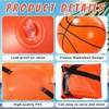 4 Pcs Baseball Inflatable Pool Floats Basketball, Tubes Balls