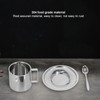 3PCS/Set Insulated Coffee Cup Set Stainless Steel Double Walled Mugs